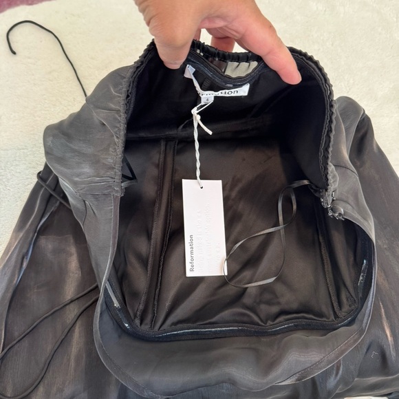 Reformation Dresses Cana Dress Black size 4 - Picture 9 of 16